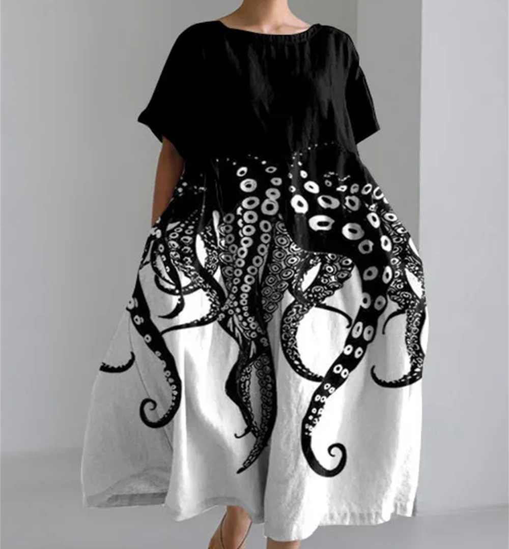 Sophia - Effortless Print Dress