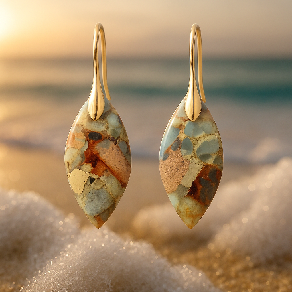 Lurevia | Earrings made from Marine Sand
