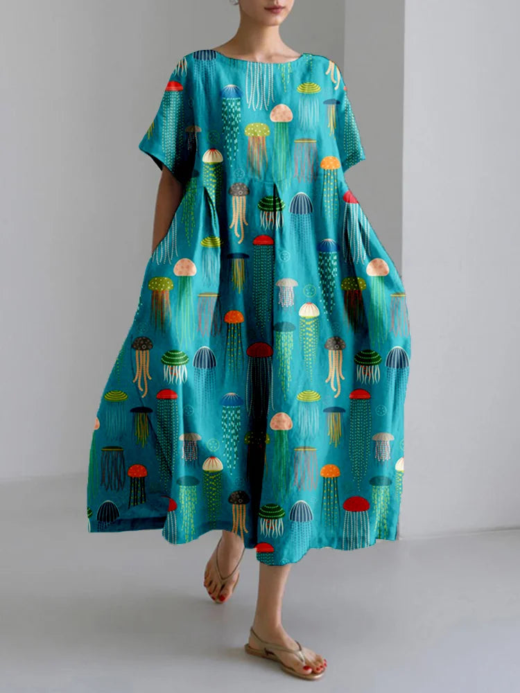 Kalea - Effortless Print Dress