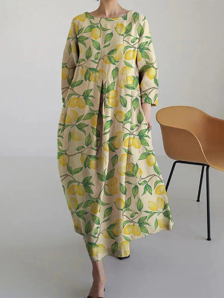 Aurora - Effortless Print Dress