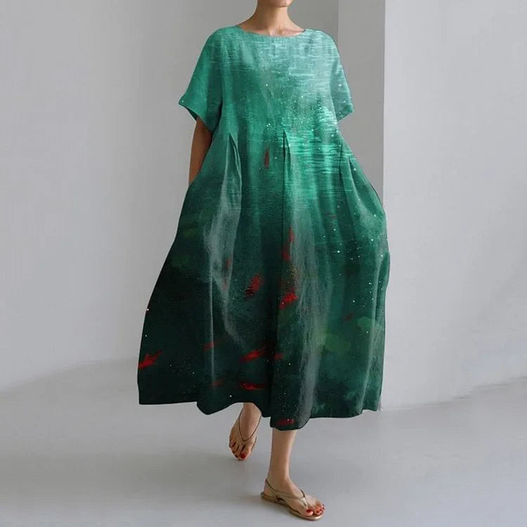 Marie - Effortless Print Dress
