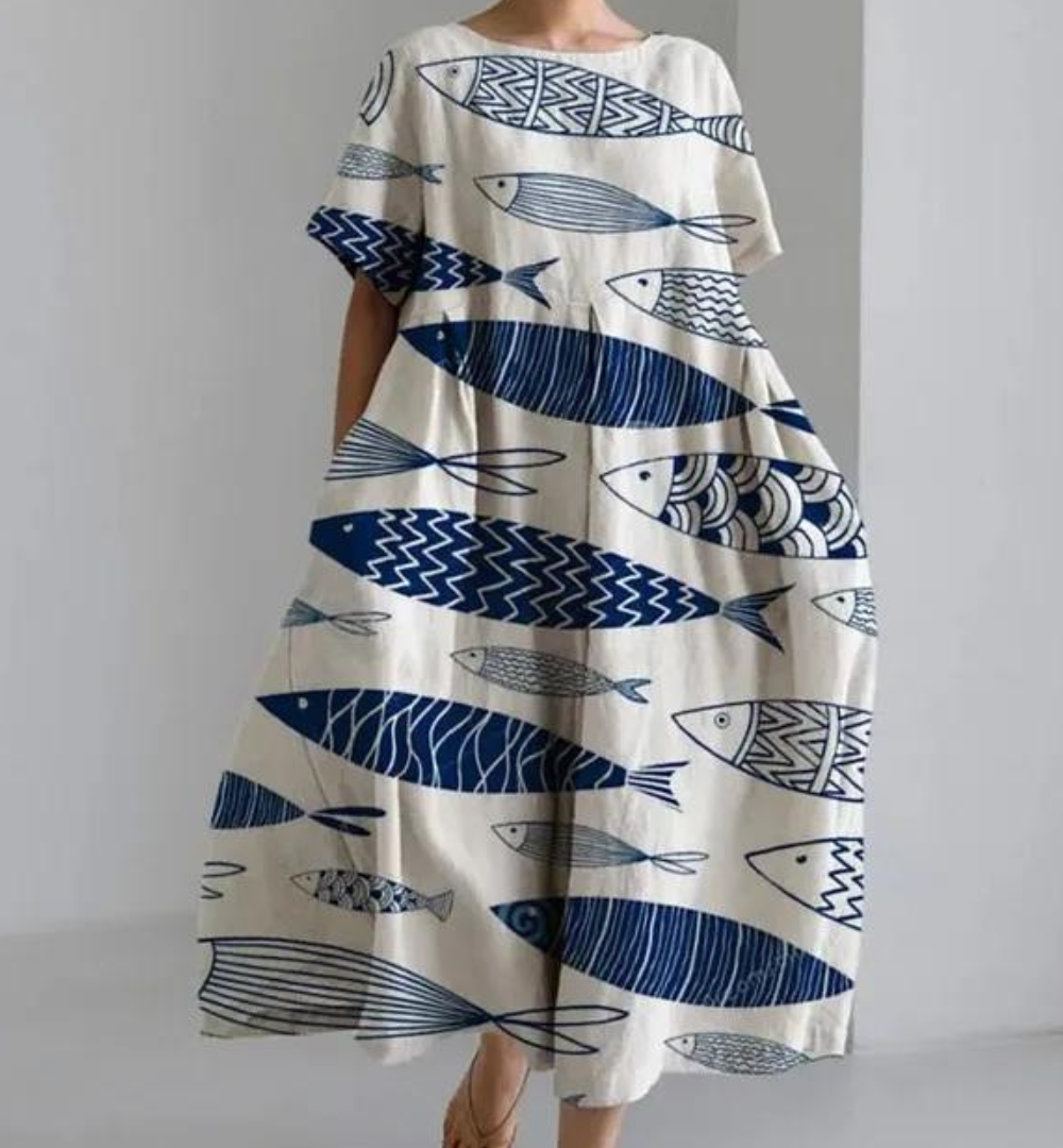 Vivi - Effortless Print Dress