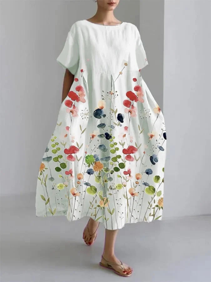 Lily - Effortless Print Dress