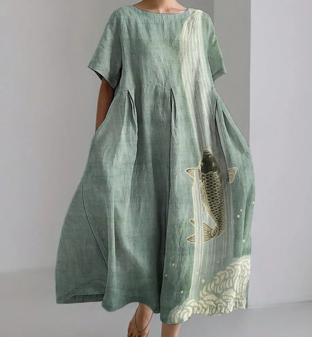 Mia - Effortless Print Dress