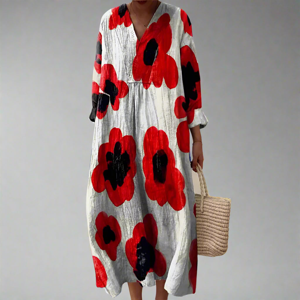 Marla - Elegant Printed Dress