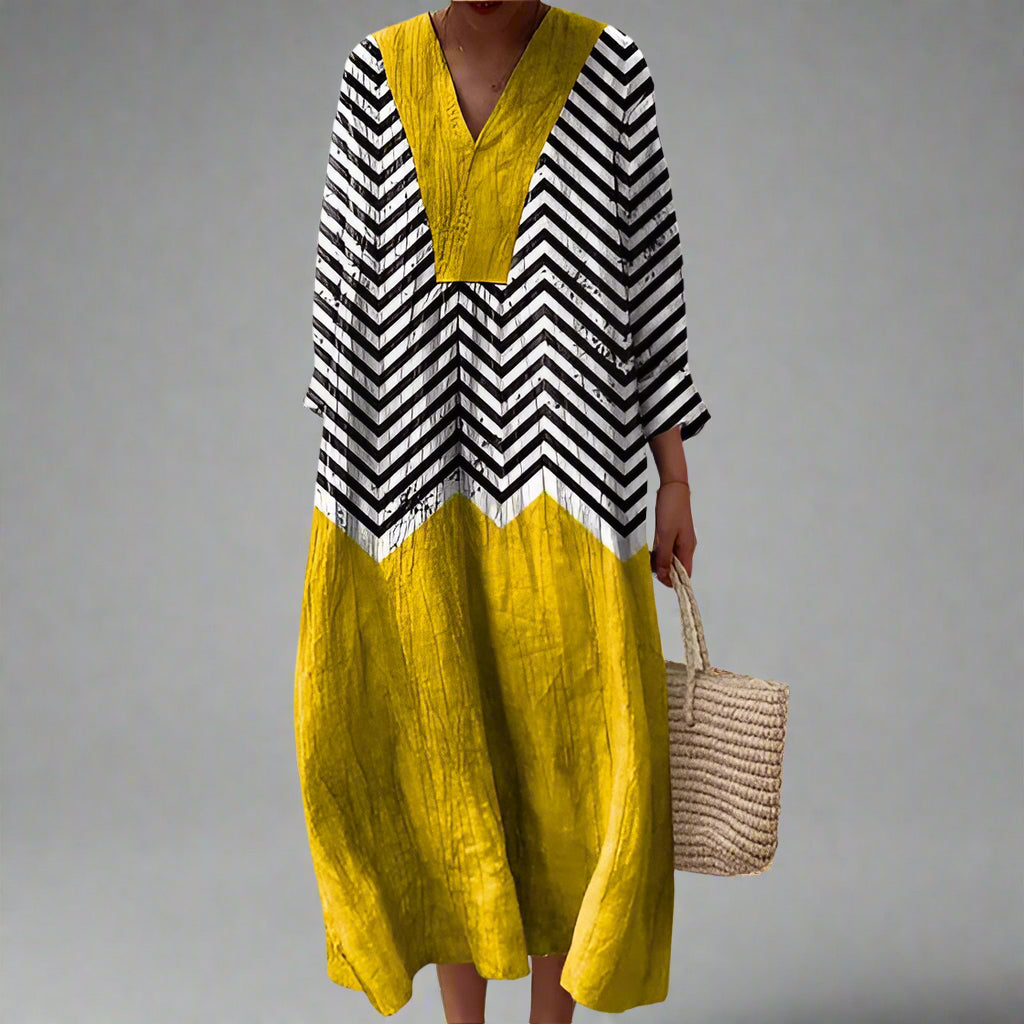Julia - Elegant Printed Dress
