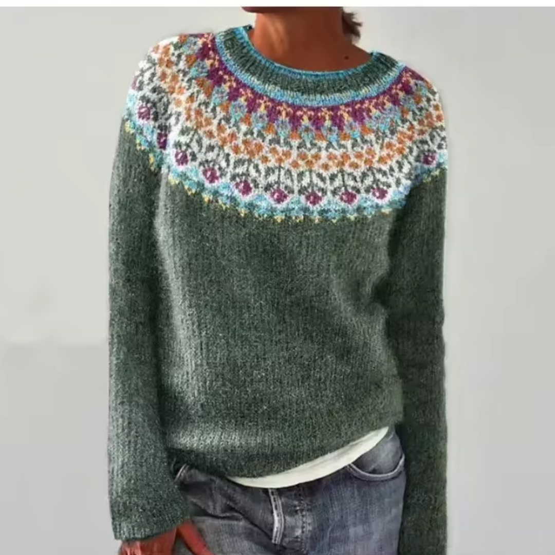 Silvana - Comfortable Retro Sweater