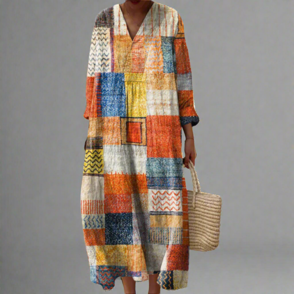 Vianna - Elegant Printed Dress
