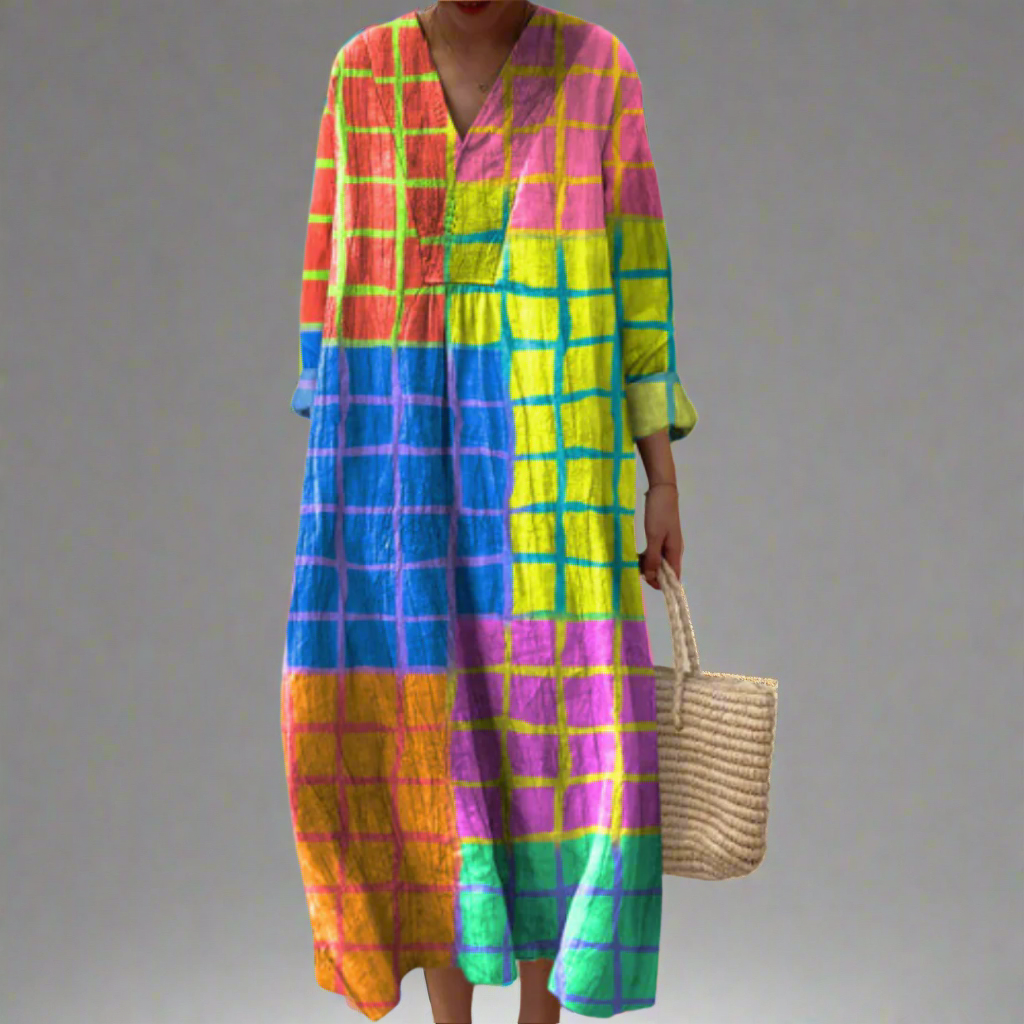 Charlene - Elegant Printed Dress