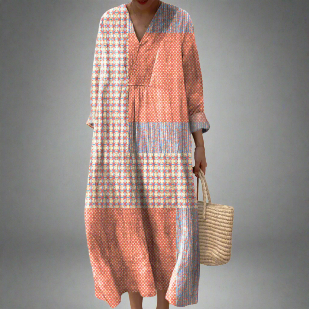 Bethany - Elegant Printed Dress