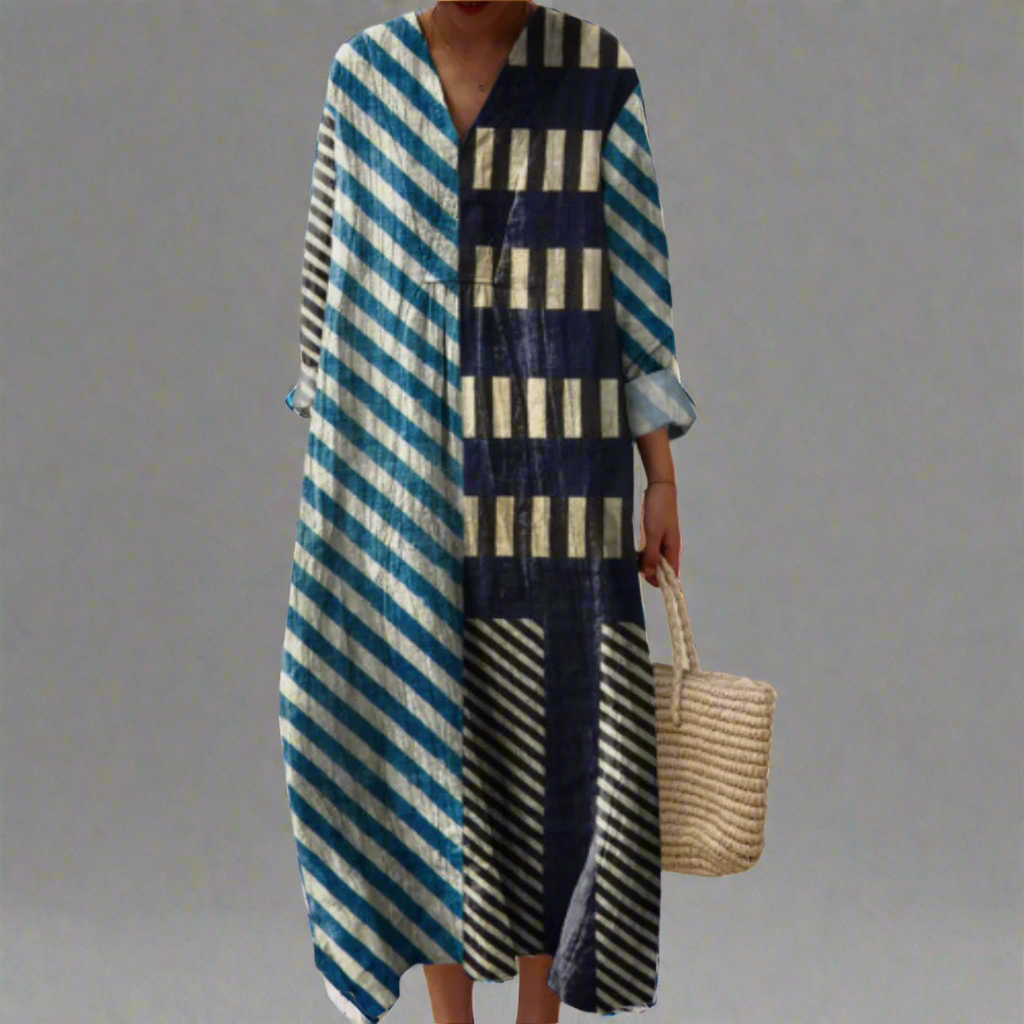 Layla - Elegant Printed Dress