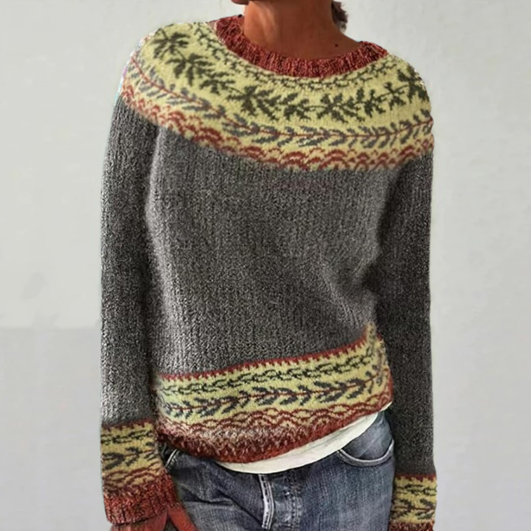 Lara - Comfortable Retro Sweater