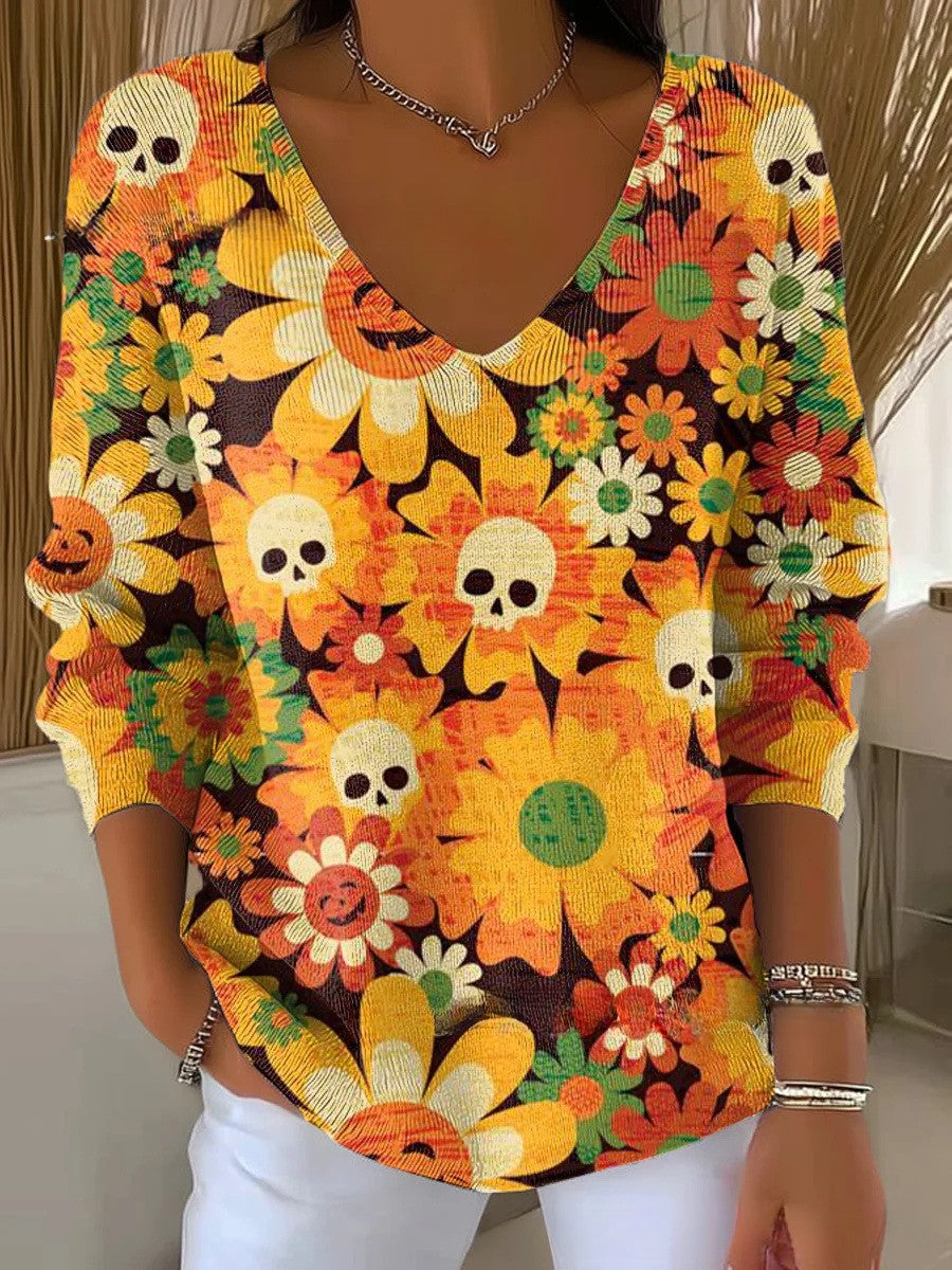 Mayola – V-Neck Knit Sweater