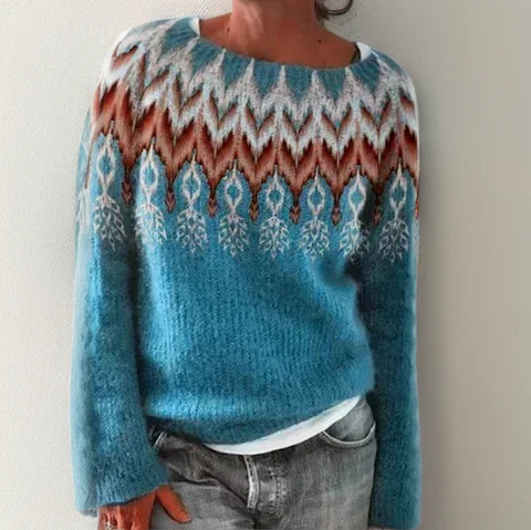 Medea - Soft Navy Blue Sweater