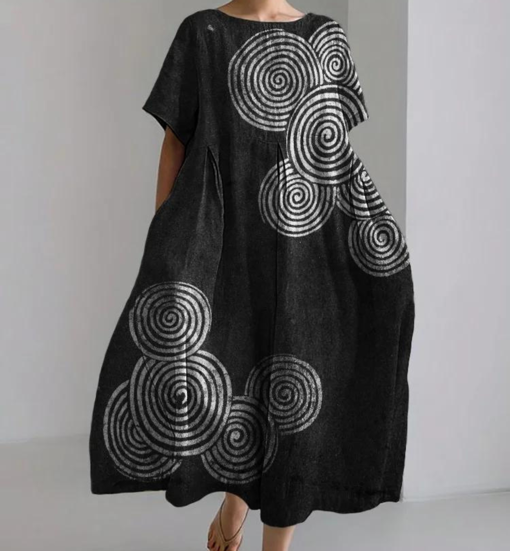 Lizzy - Effortless Print Dress