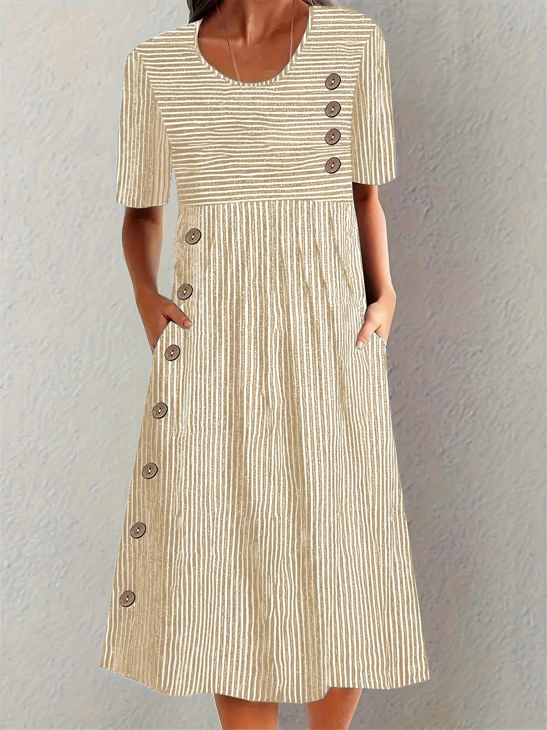 Pia – Chic Summer Striped Dress