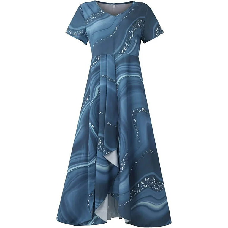 Teresa - Midi Dress with V-Neckline