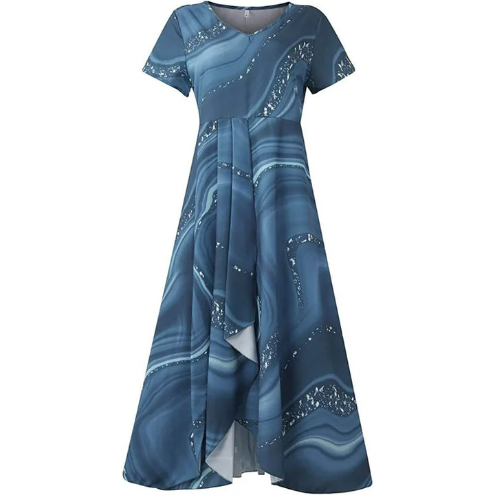 Teresa - Midi Dress with V-Neckline