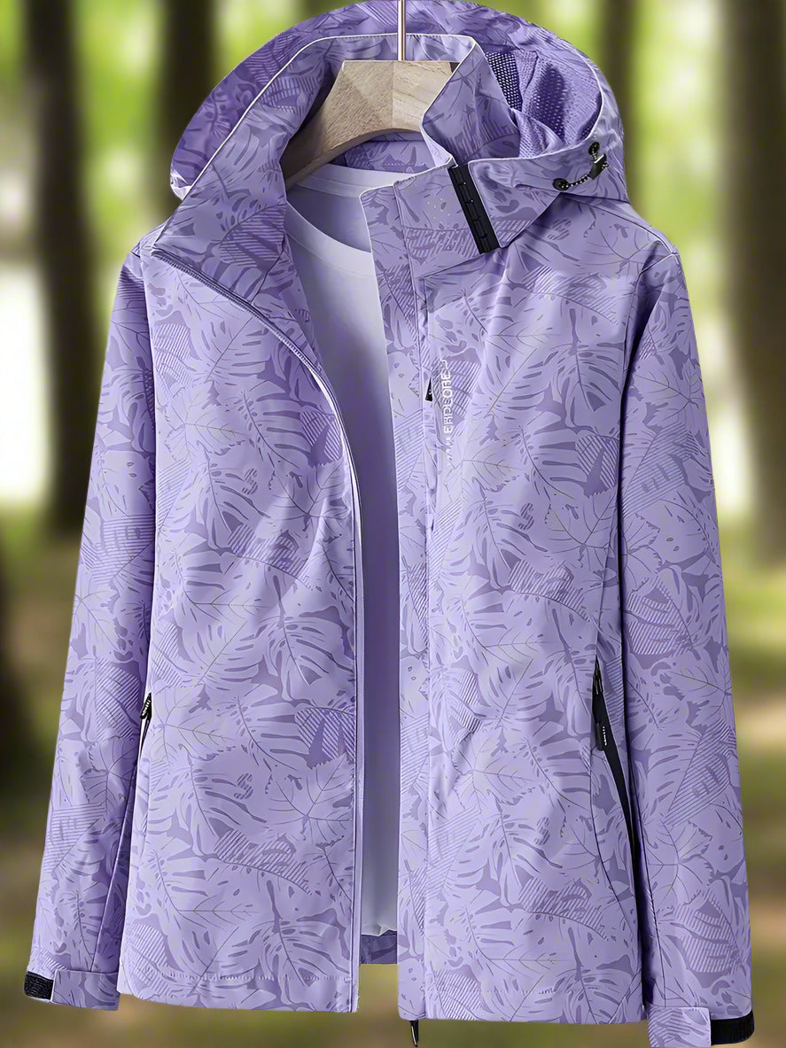 Holly - Printed Lightweight Waterproof Jacket