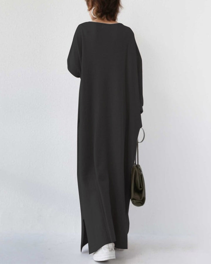 Jill – Sophisticated Winter Maxi Dress