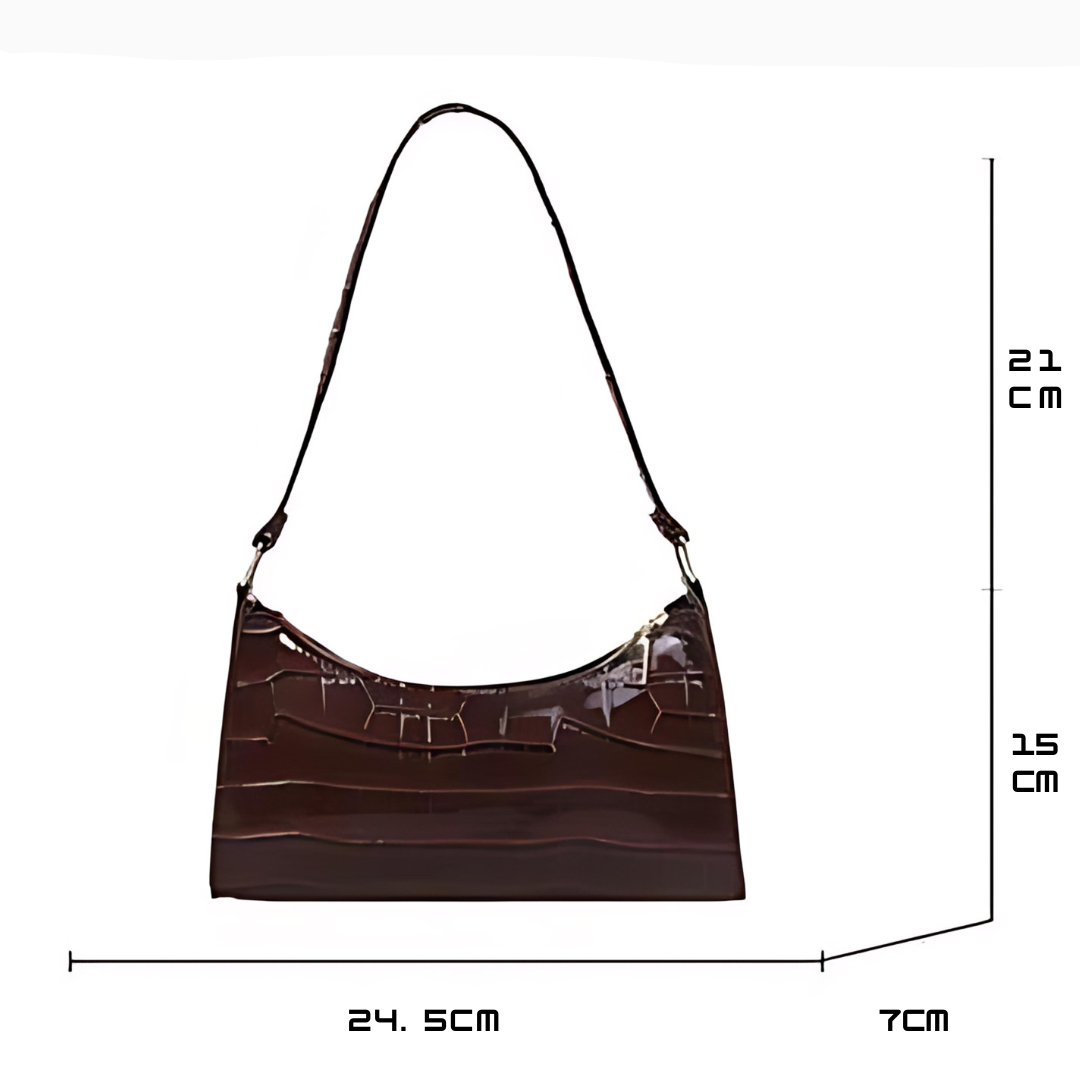 Kelly - Shiny Leather Bag