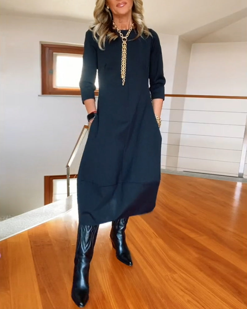 Ellie - Elegant Midi Dress