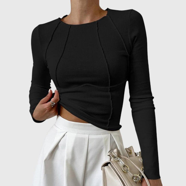 Alia – Sculpted Long Sleeve Top