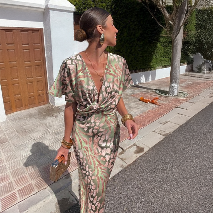 Ginevra - Elegant Dress with Draping