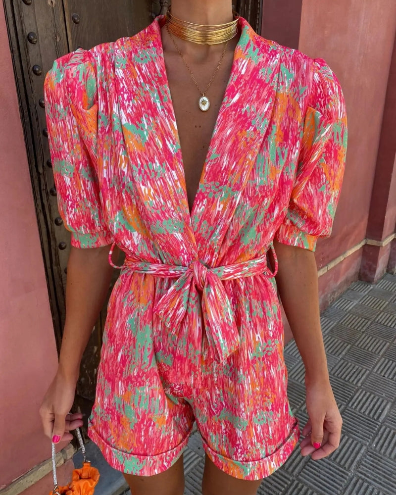 Marlee - Casual Bright Summer Jumpsuit