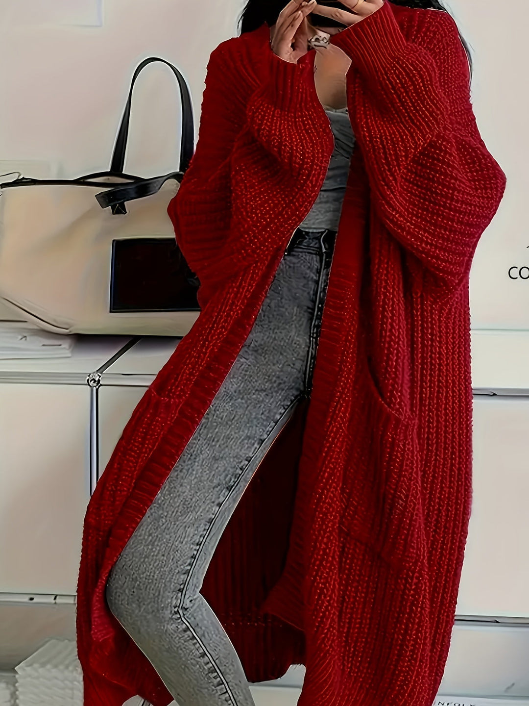 Gwenda – Warm Elegance Longline Cardigan