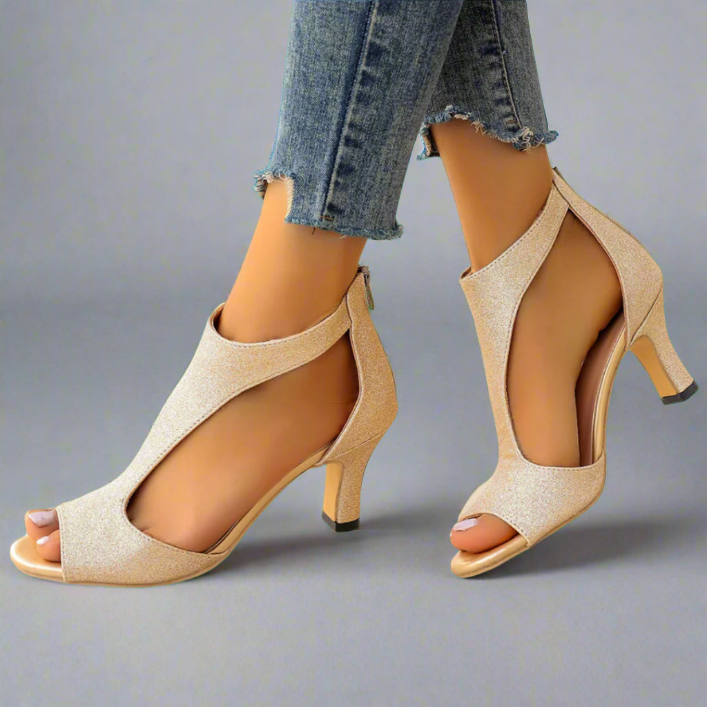 Heidrun | Elegant and Comfortable Heel Sandals