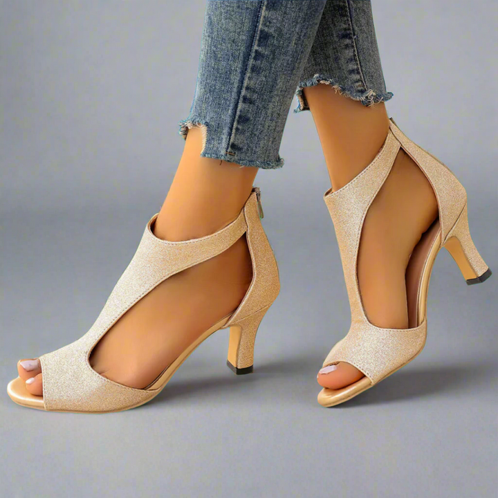 Heidrun | Elegant and Comfortable Heel Sandals