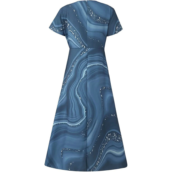 Teresa - Midi Dress with V-Neckline