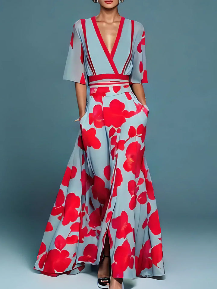 Jamie - Elegant floral patterned dress