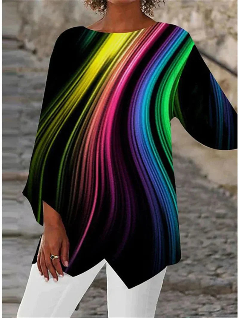 Lauren - Long-Sleeved Printed Shirt