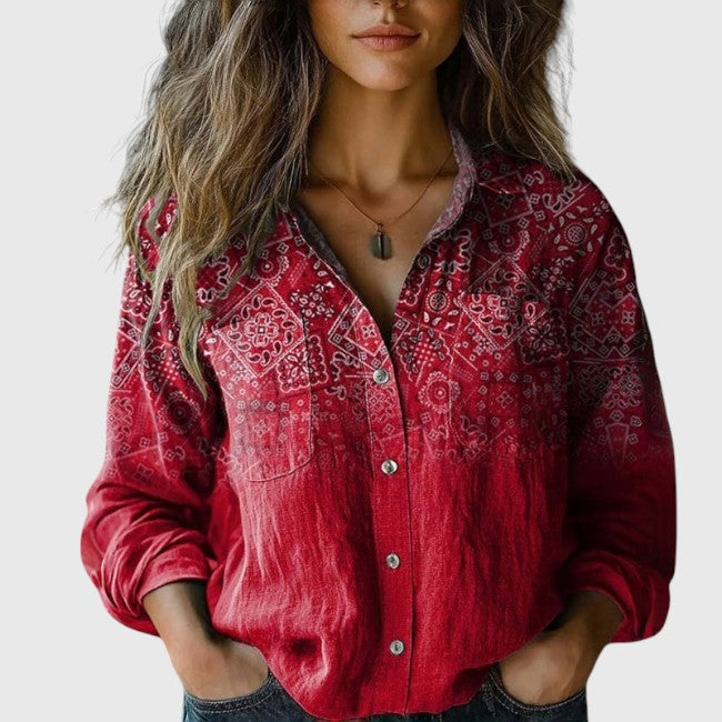 Millie – Bohemian Pattern Blouse
