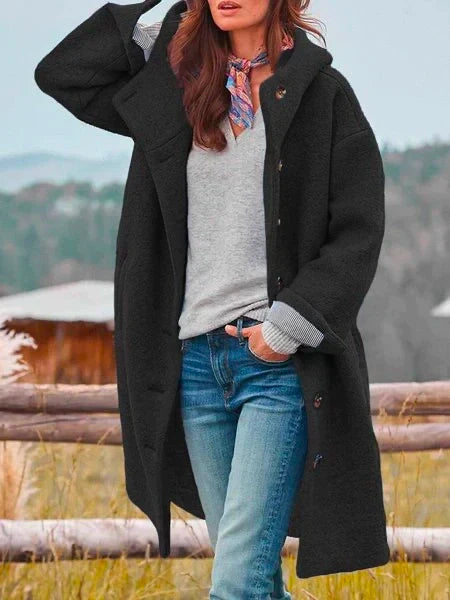 Kristi – Elegant Coat with Long Sleeves