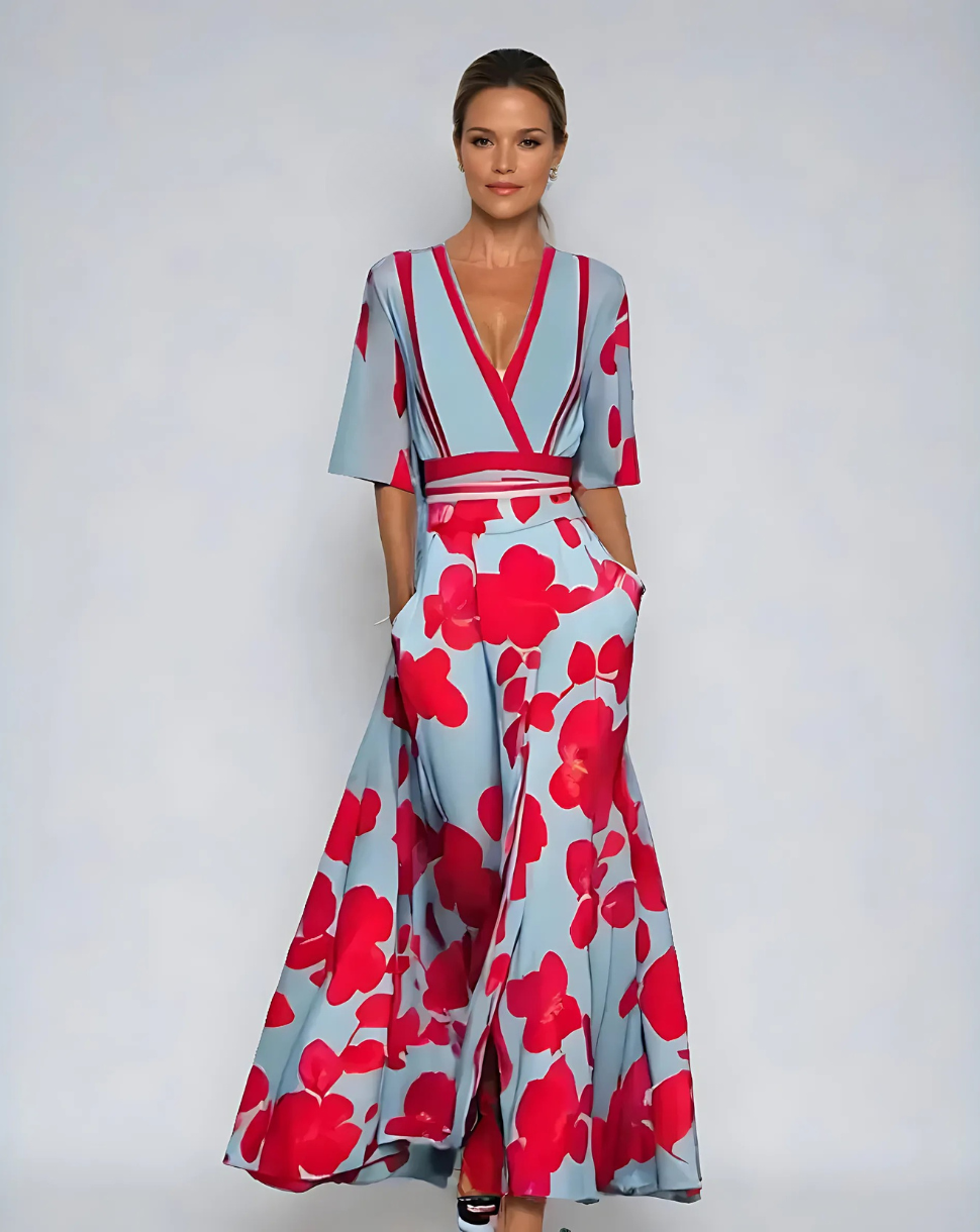 Elona - Floral Dress