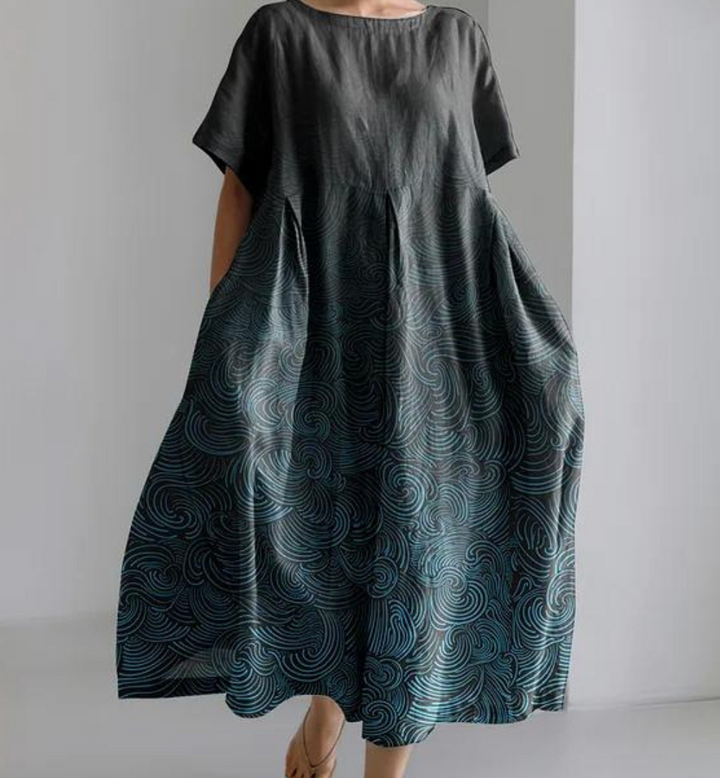 Dina - Effortless Print Dress