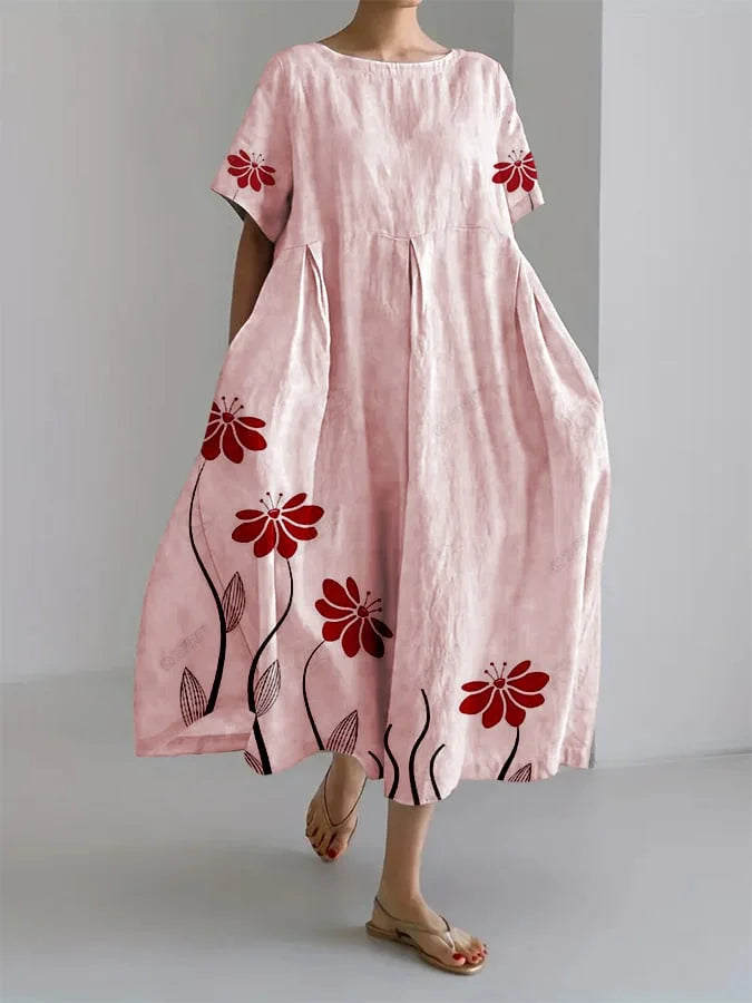Sabrina - Effortless Print Dress