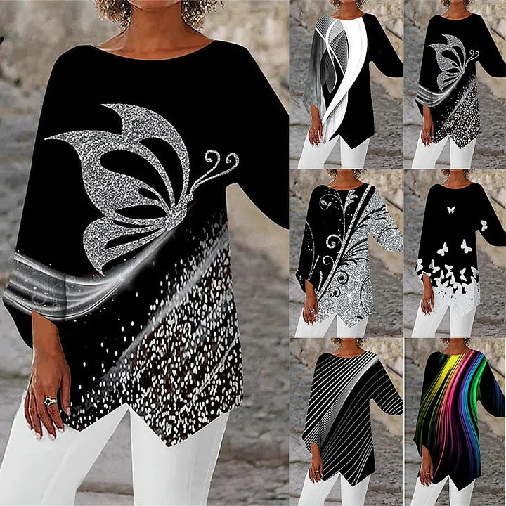 Lauren - Long-Sleeved Printed Shirt