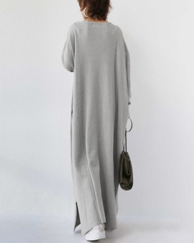 Jill – Sophisticated Winter Maxi Dress