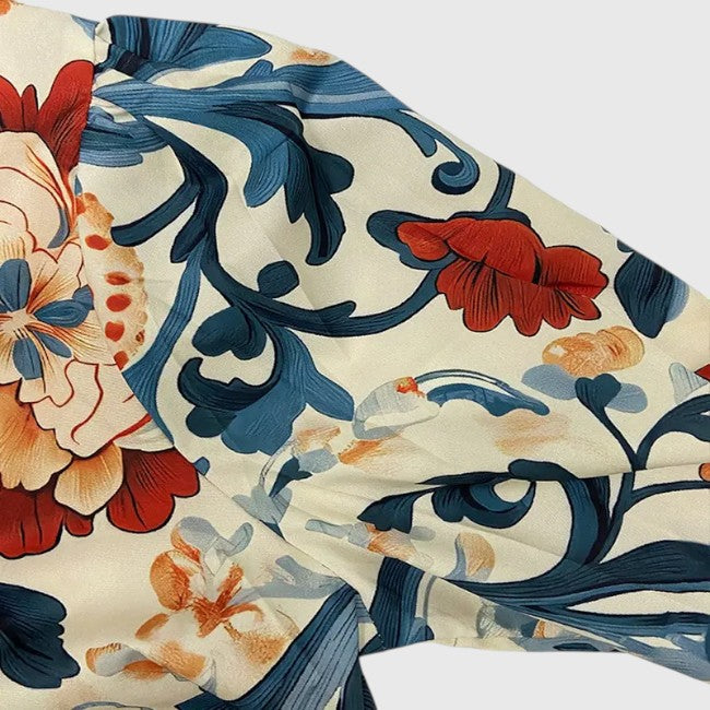 Jena - Vintage Floral Printed Blouse