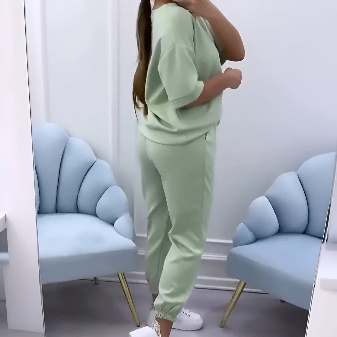 Grace – Chic Short-Sleeve Relax Set