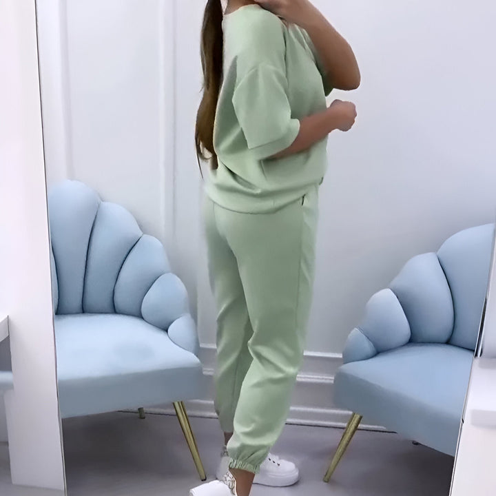 Grace – Chic Short-Sleeve Relax Set