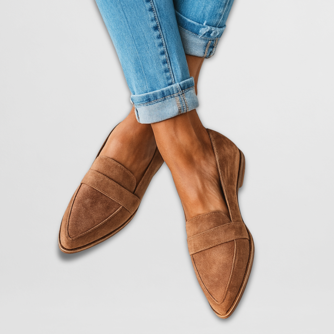 Nadia - Suede Moccasins