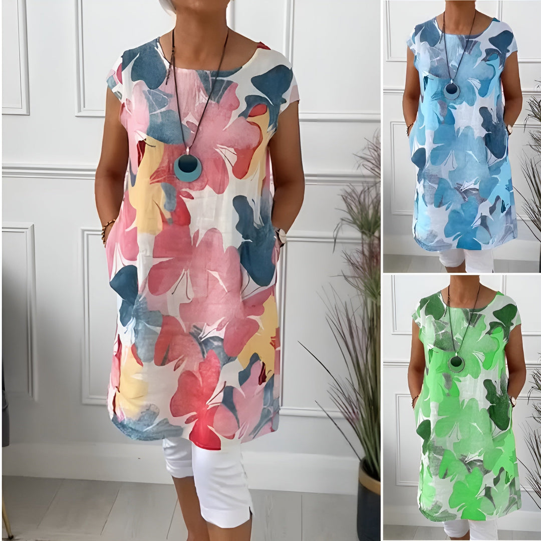 Hayley - Lightweight Dress with Floral Print