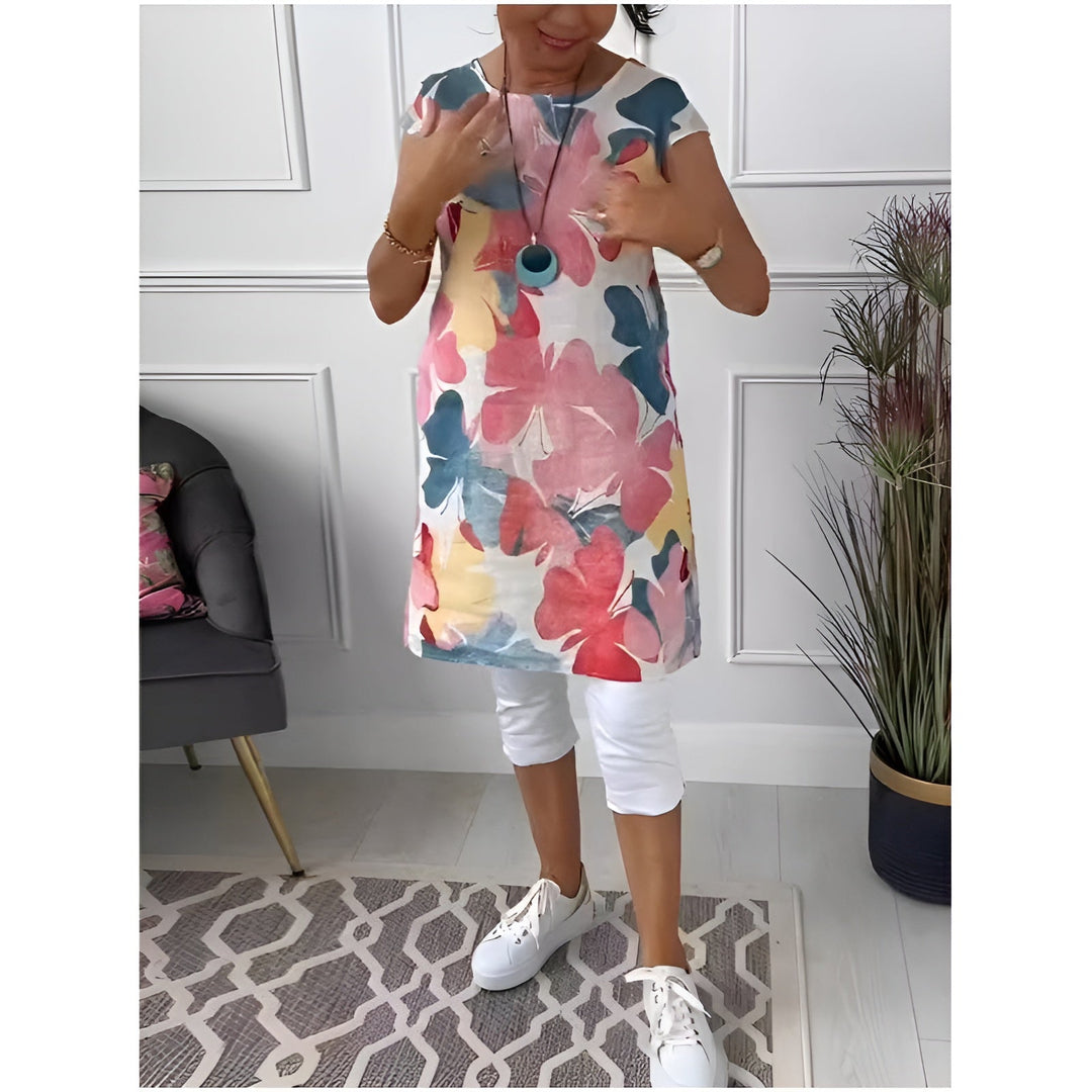 Hayley - Lightweight Dress with Floral Print