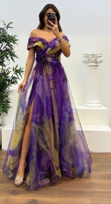 Daniela - Stunning Off-Shoulder Maxi Dress