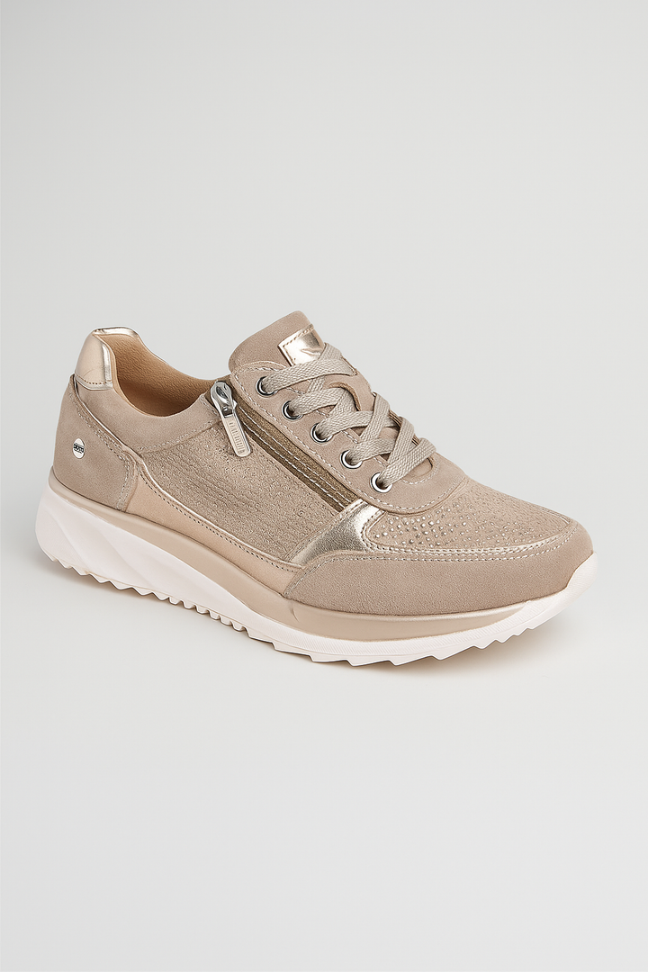Gabor - Zip-Up Orthopedic Sneakers